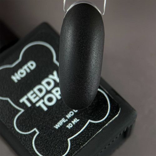 Top hybrydowy NAILSOFTHEDAY Teddy top wipe, 10 ml - Фото №2