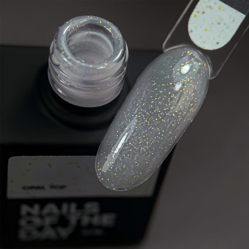 Тоp hybrydowy NAILSOFTHENIGHT Opal top 02, 10 ml - Фото №2