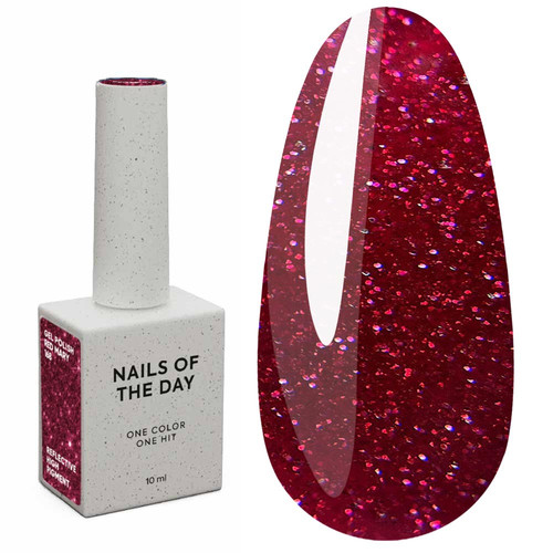 Lakier hybrydowy NAILSOFTHENIGHT Red Mary, 10 ml