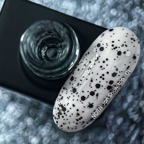 Тоp hybrydowy NAILSOFTHENIGHT Jon Snow top 01, 10 ml - Фото №2