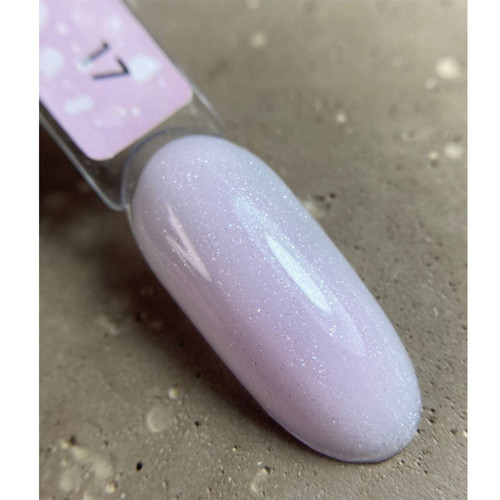 База DARK PRO base 17 светло-розовый с шиммером 15 мл - Фото №3