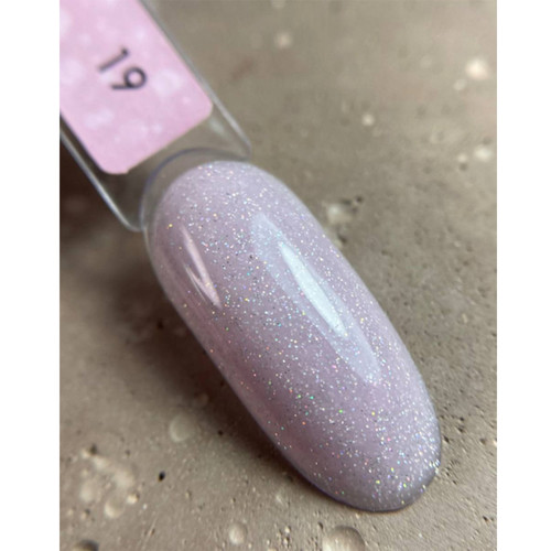 База DARK PRO base 19 светло-сиреневый с шиммером 15 мл - Фото №3