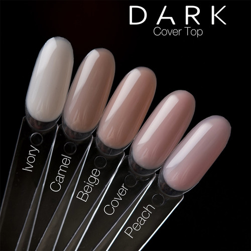 Цветной топ Dark Peach Top без липкого слоя 10 мл - Фото №3