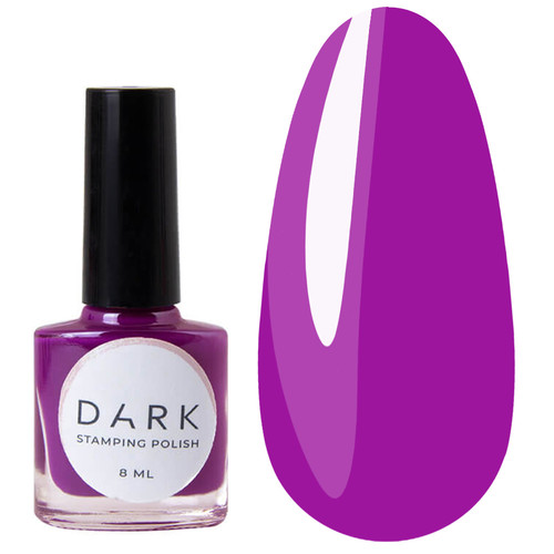 Лак для стемпинга DARK Stamping polish №18 фуксия 8 мл - Фото №1