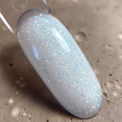 DARK PRO base Shine 02 milky with glitter, 15 ml - Фото №2