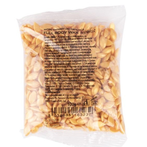 Wosk do depilacji ItalWax twardy w dropsach Full Body Wax Luxury Edition 100 g - Фото №3