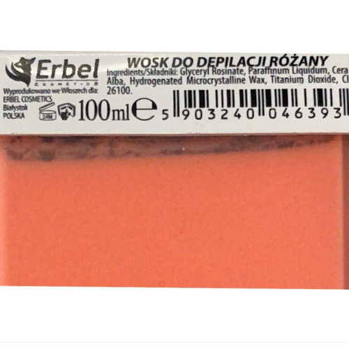 Wosk do depilacji Erbel w rolce Erbel różany 100 ml - Фото №3
