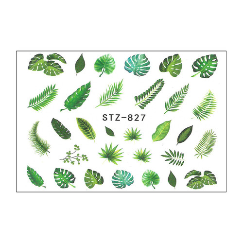 Naklejki wodne GNBLAB slider liście STZ-827 - Фото №1