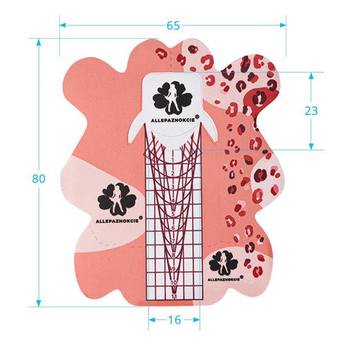 Форма для наращивания ногтей Allepaznokcie 500 шт - Фото №3