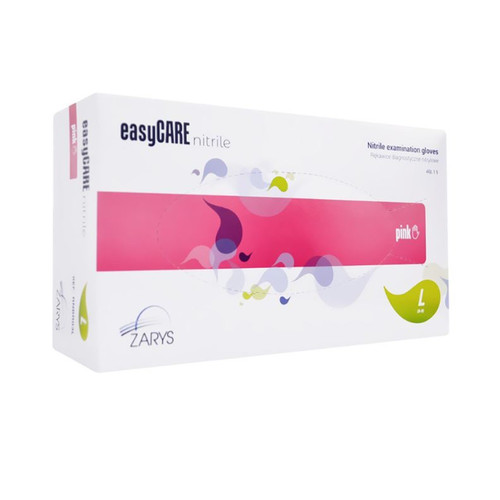 Nitrile gloves Easycare pink L 100 pcs - Фото №2
