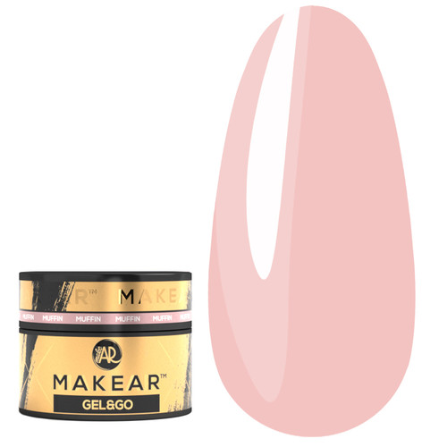 Гель для наращивания MAKEAR Gel&Go GG04 Muffin 15 мл - Фото №1