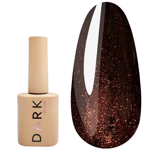 Гель-лак DARK New collection 113 коричневый с шиммером 10 мл - Фото №1