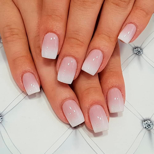 Gradient on nails (French)