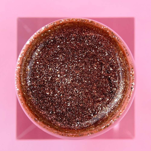 Brokat żelowy LUNA Platinum №03 do stylizacji brąz z brokatem 5 ml (804-2937) - Фото №2