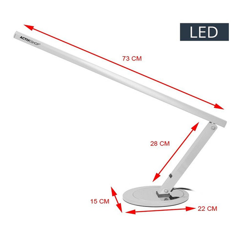 Настольная лампа Activeshop Slim led алюминий - Фото №3