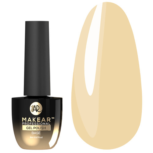 База для ногтей MAKEAR Color Rubber Base CRB05 Sunny 8 мл - Фото №1