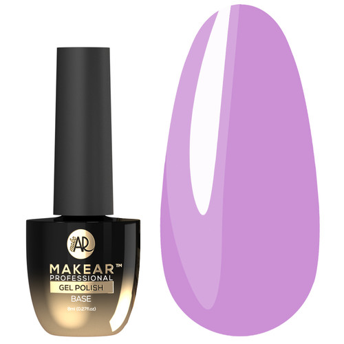 База для ногтей MAKEAR Color Rubber Base CRB12 Violet 8 мл - Фото №1