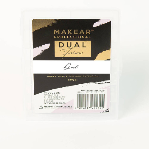 Верхние формы MAKEAR Dual Forms Oval 120 шт - Фото №3
