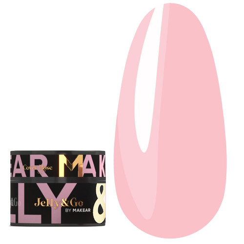 Żel przedłużający MakeAR Jelly&go JG05 Cover Rose 15 ml - Фото №1