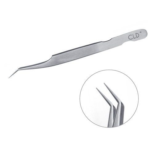 Pęseta CLD Professional Tweezers Curved (zakrzywiona, Typ B) 12cm