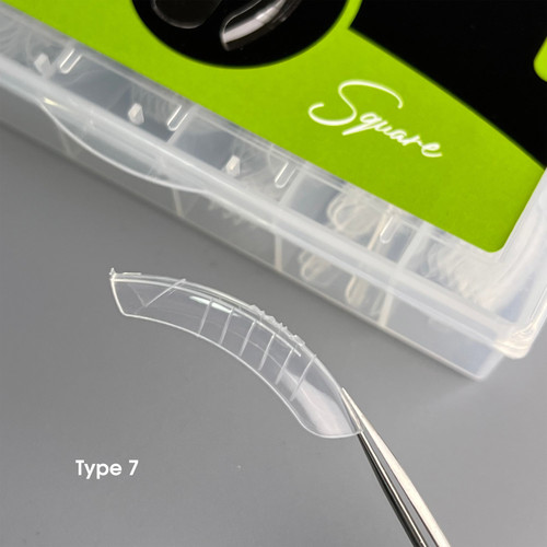 Upper forms NAILSOFTHEDAY Dual form Square (Type 7) 120 pcs - Фото №2