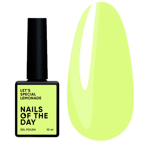 Lakier hybrydowy NAILSOFTHEDAY Let's special Lemonade 10 ml - Фото №1