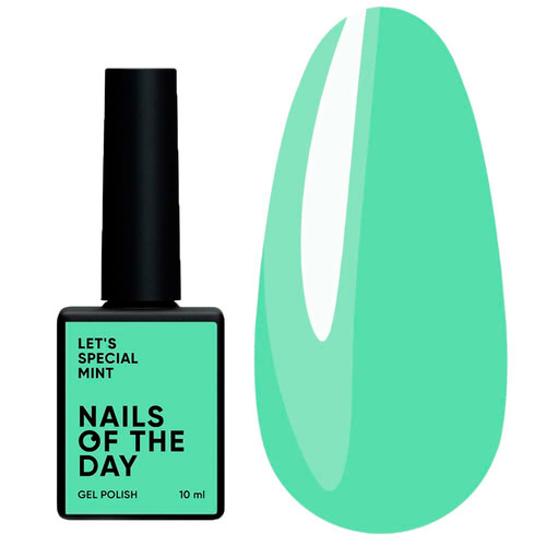 Lakier hybrydowy NAILSOFTHEDAY Let's special Mint 10 ml - Фото №1