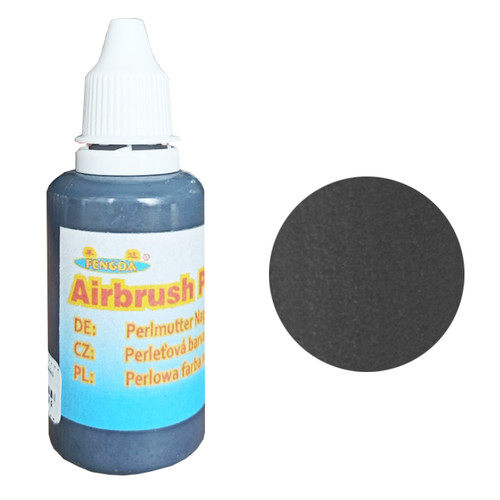 Farba do aerografu Fengda perłowa czerń 30 ml