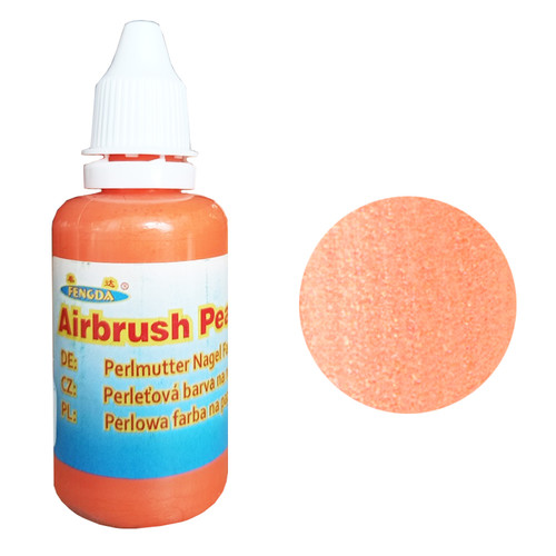 Farba do aerografu Fengda perłowy pomarańczowy 30 ml