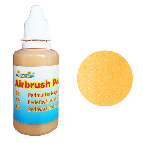 Farba do aerografu Fengda perłowa złoto 30 ml