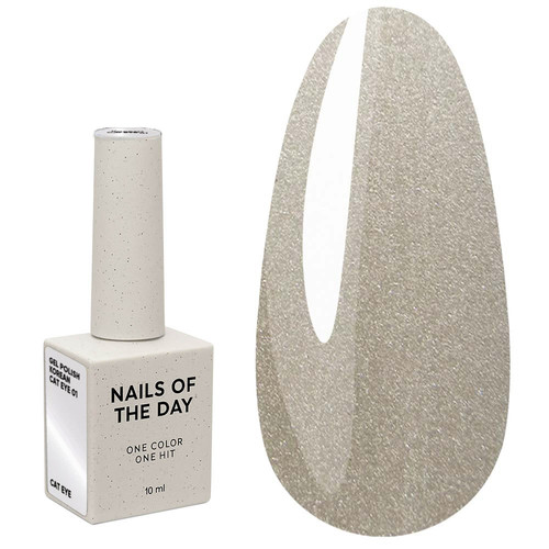 Lakier hybrydowy NAILSOFTHEDAY Korean cat eye 01, 10 ml