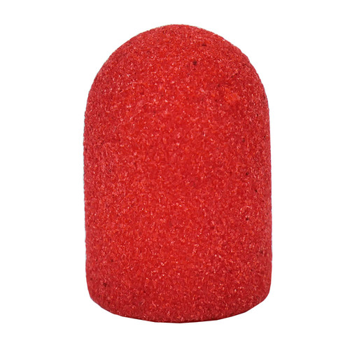 Pedicure cap TUFI profi PREMIUM red 120 grit 10 mm (0243468) - Фото №1