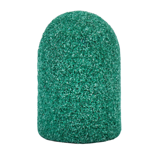 Pedicure cap TUFI profi PREMIUM green 80 grit 16 mm (0243479) - Фото №1