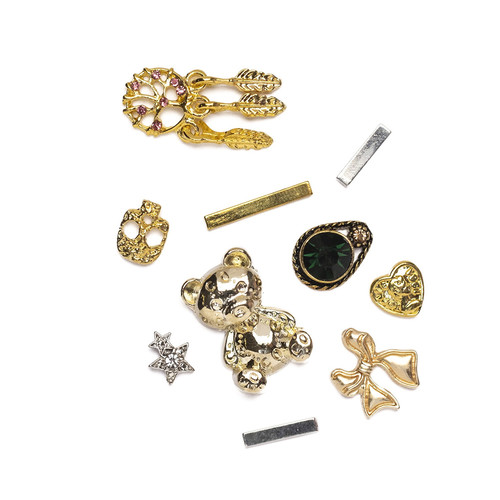 Zestaw ozdób do paznokci mix - Фото №2