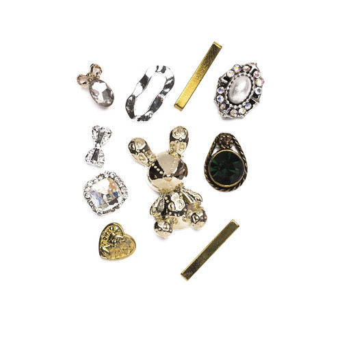 Zestaw ozdób do paznokci mix - Фото №3