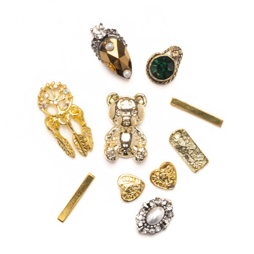 Zestaw ozdób do paznokci mix - Фото №4