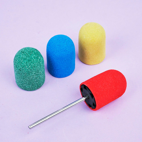 Pedicure cap TUFI profi PREMIUM blue 160 grit 16 mm (0243473) - Фото №5