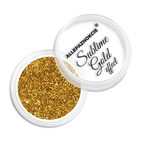 Втирка для ногтей Allepaznokcie Sublime Gold 1 г - Фото №3