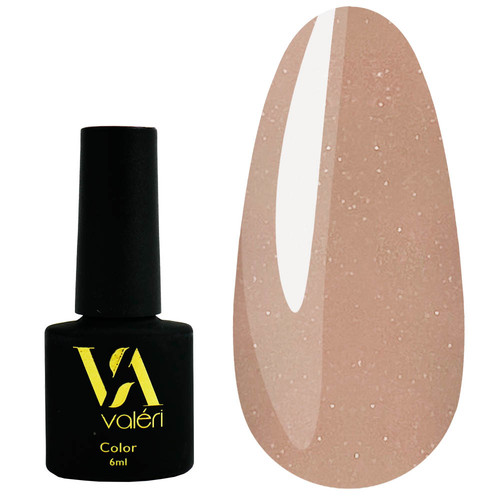 Гель-лак VALERI Color №029 кофе с молоком с микроблеском 6 мл (VA29) - Фото №1