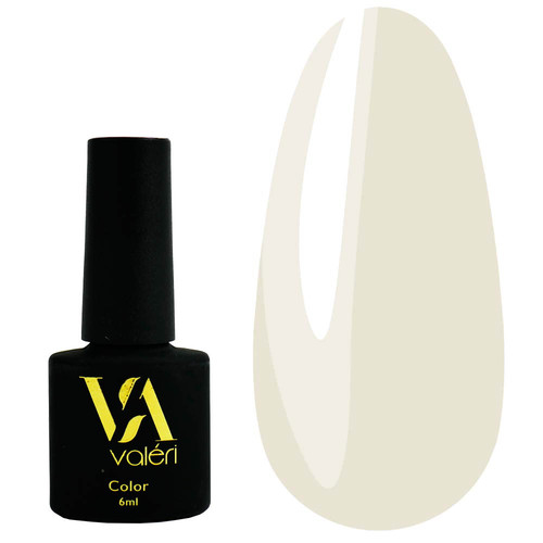 Гель-лак VALERI Color №038 пудровый белый 6 мл (VA38)