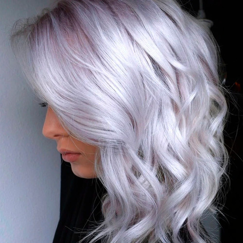 White hair (Shade of Purple)
