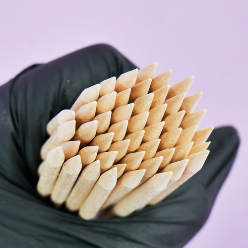 Patyczki pomarańczowe TUFI profi PREMIUM 6,5 cm 50 szt (0309565) - Фото №2