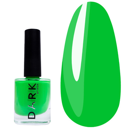 Лак для стемпинга DARK Stamping polish №27 неоновый зеленый 10 мл - Фото №1