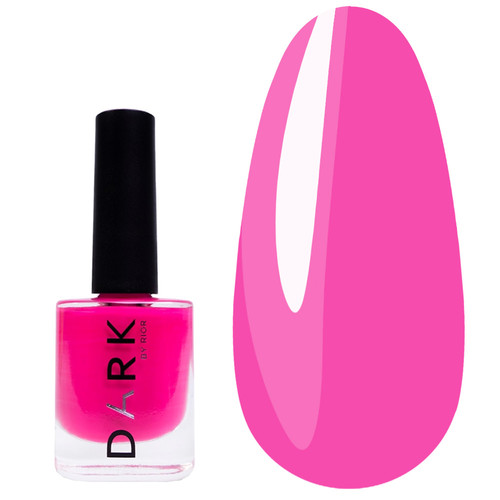Лак для стемпинга DARK Stamping polish №28 неоновый розовый 10 мл - Фото №1