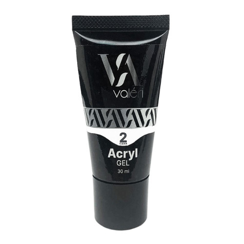 Акрил гель VALERI №02 прозрачный 30 мл (VAG30-02) - Фото №1