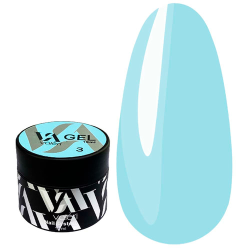 Żel budujący VALERI Builder Gel №03 Blue 15 ml (VBG-003) - Фото №1