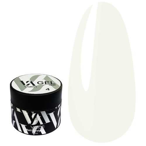 Żel budujący VALERI Builder Gel № 04 Milk 15 ml (VBG-004) - Фото №1
