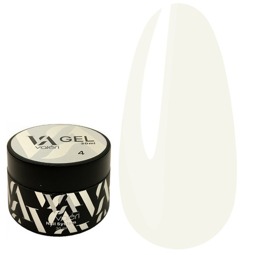 Żel budujący VALERI Builder Gel № 04 Milk 30 ml (VBG-30-004) - Фото №1