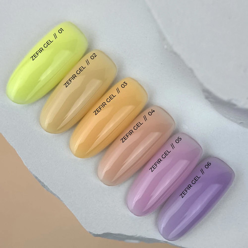 Gel for extension SILLER Zefir No. 02 (jar) pastel beige 15 ml (NF-00019229) - Фото №2