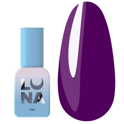 Гель-лак Lunamoon Color №55 темно-фиолетовый 13 мл (047-2103-0339) - Фото №1